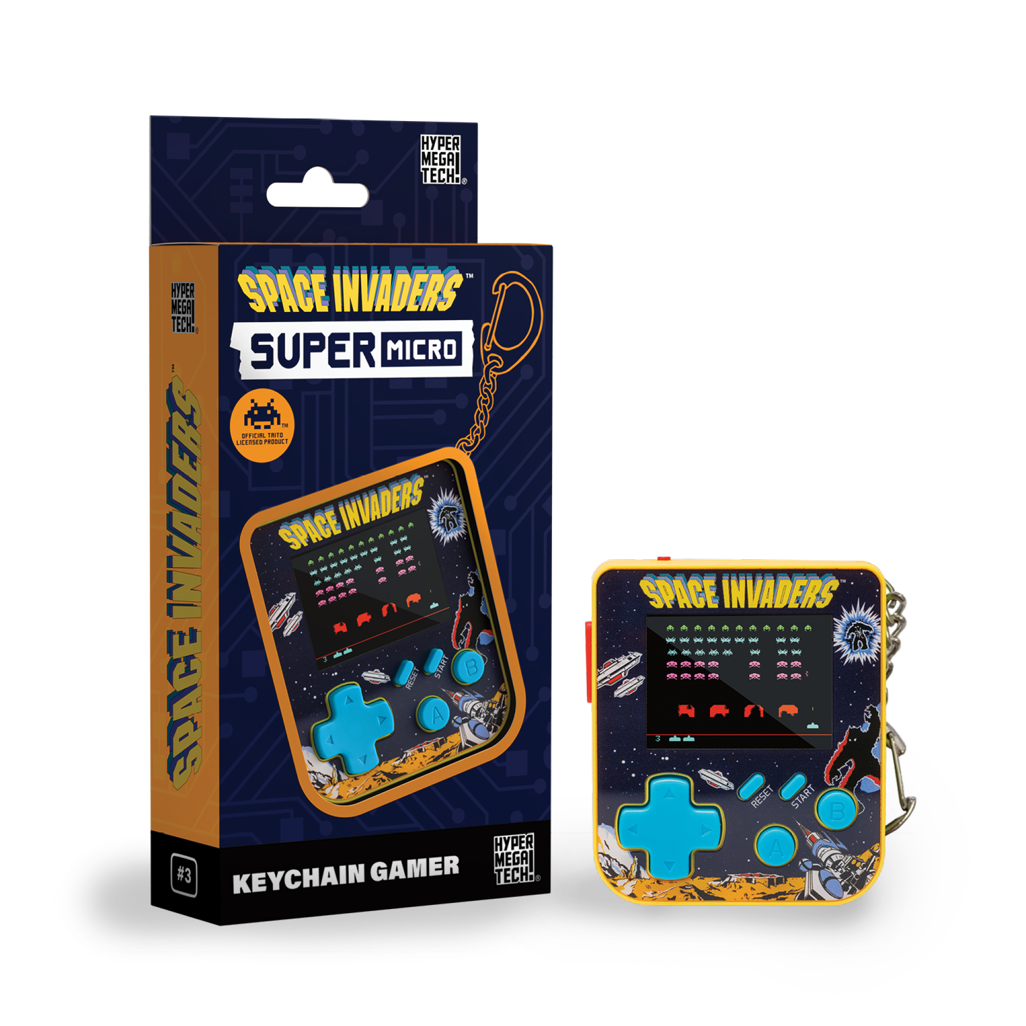 Super Micro Space Invaders Keychain Gamer