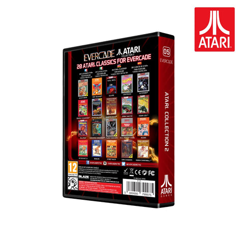 atari collection 2 evercade - back of box