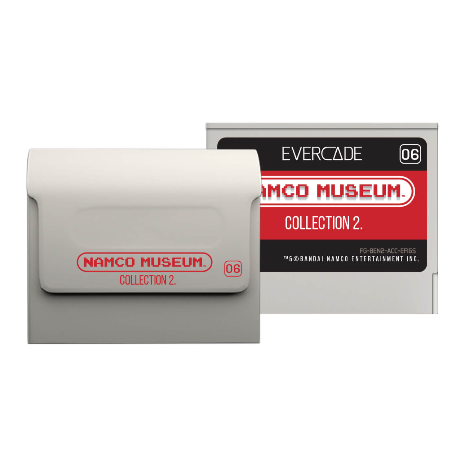 namco museum collection 1 cartridge evercade front and back