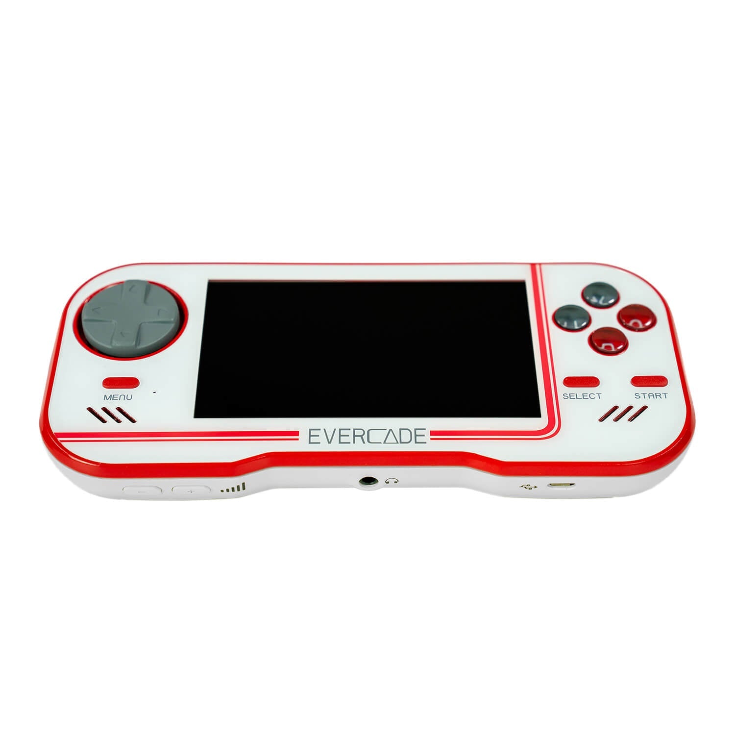 evercade white console front on