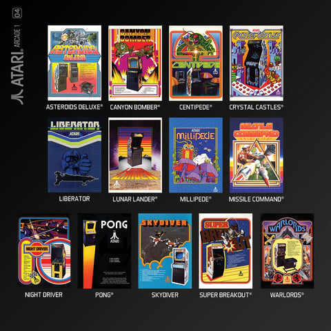 #04 Atari Arcade 1 - Evercade Cartridge