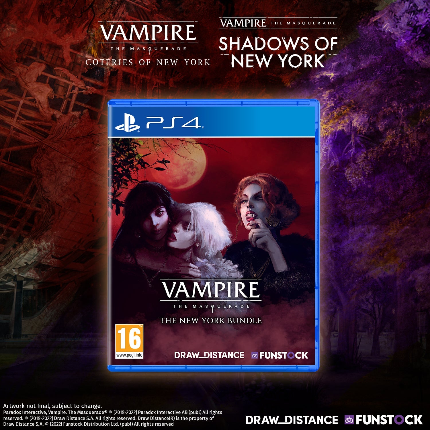  Vampire the Masquerade Coteries and Shadows of New York -  Nintendo Switch : Video Games
