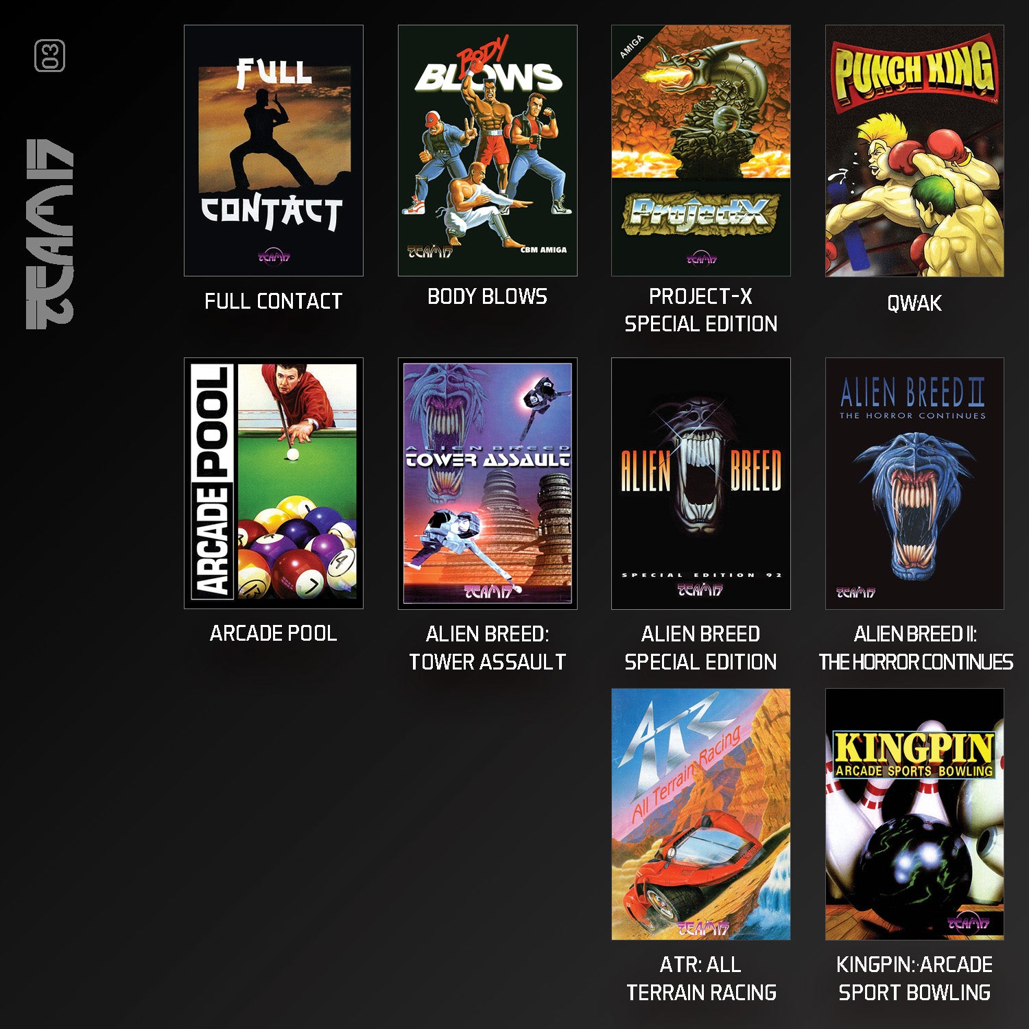 #C03 Team17 Amiga Collection 1 - Evercade Cartridge
