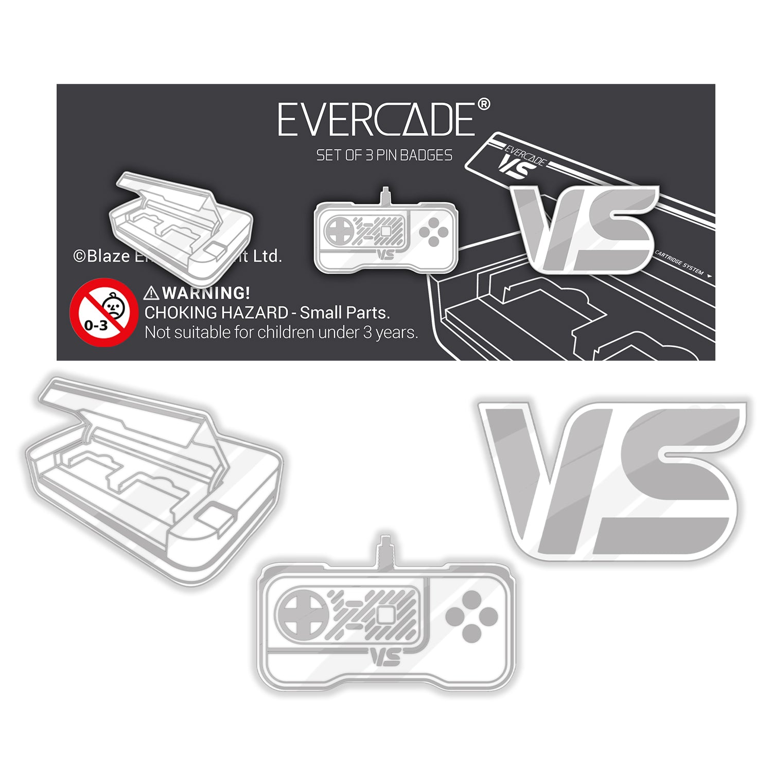 Console videogioco EVERCADE Vs Premium 2 Controller + 2 Cartucce White e  Red 1068217
