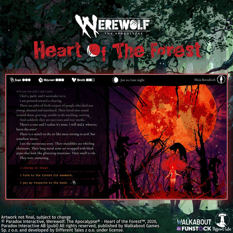 Werewolf: The Apocalypse - Heart of the Forest (PlayStation 4)